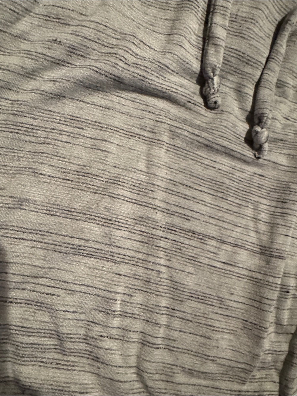 Set of Cozy Light Gray nursing Hoodie with Drawstring and black nursing shirt - Picture 2 of 4